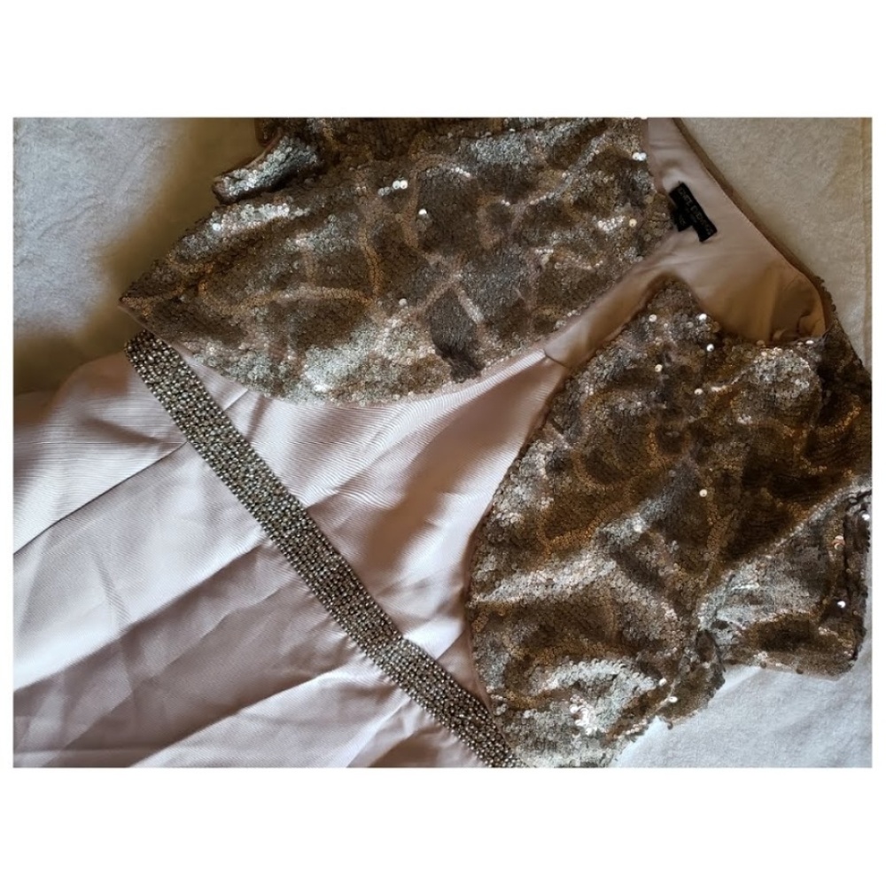 Ignite 2Pc. Beaded Waist Gown Dress with Jacket